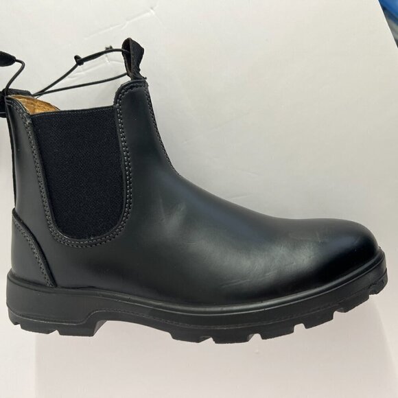 NWOT Aquatherm Bryanna Black Leather Pull On Water Resistant Chelsea Boots Sz 9 - Picture 16 of 16